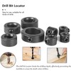 Utoolmart 2Pcs Drill Dowel 8mm Bore Drill Stop, Drill Bit