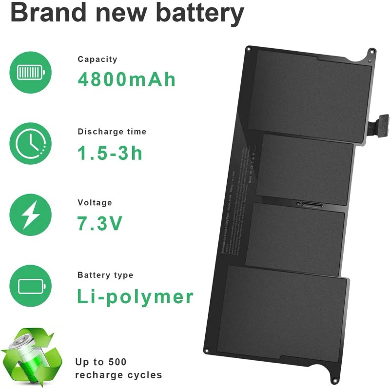 A1406 Laptop Battery 11'' A1370 (Mid 2011) And A1495 A1465