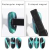 JCAKES 6pcs Cat Eye Magnet Nail Polish Wand - Double-head