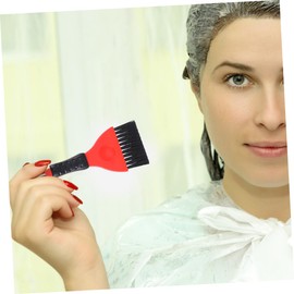 Baluue 3pcs Baked Oil Hair Color Brush Hair Dyeing Hair Coloring Brush Dye Brush Hairdressing Tool Barber Tool Hair Tint Brush Hair Dye Applicator Brush Red Plastic