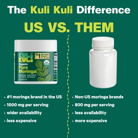 KULI KULI Organic Pure Moringa Capsules, 60 CT