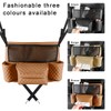 DXNQ Car Purse Holder Between Seats, Luxury Leather Front Seat
