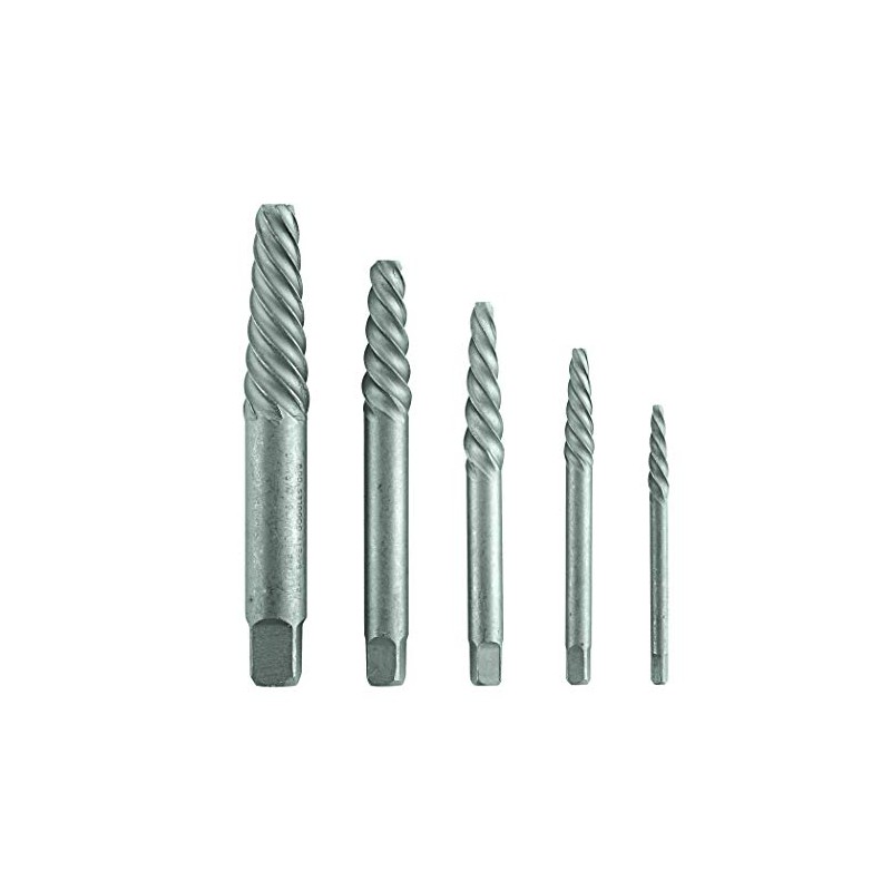 Bosch BSPE5S 5 Pc. High-Carbon Steel Spiral Flute Extractor Set