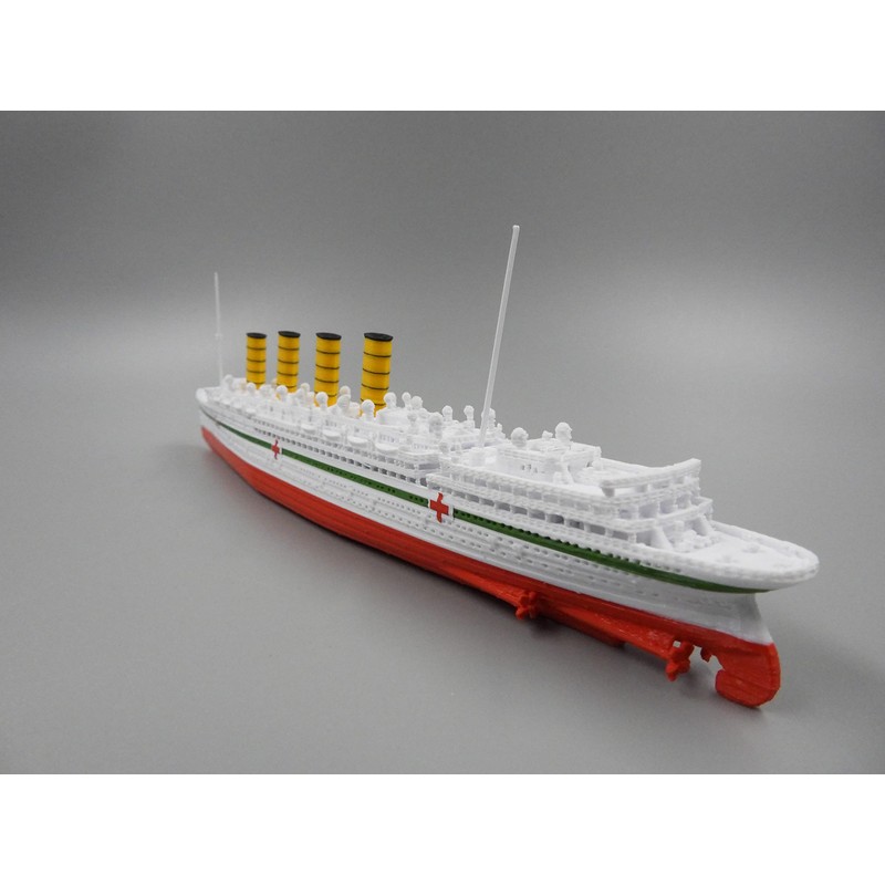 12" Prebuilt Display Model Ship (RMS Queen Mary 1ft Model)