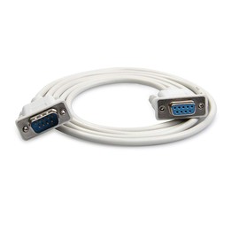 15 Foot 5m Straight Through DB9 9 Pin Serial / RS232 Male to Female Extension Cable