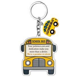 OWIGIU Bus Driver Appreciation Gifts for Women Thank You School Bus Driver Gifts for Bus Drivers Keychain Retirement Christmas Gift Ideas