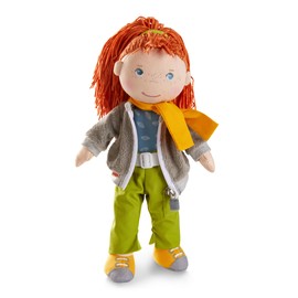 HABA Doll of The Year - Soley 12" Soft Doll - Machine Washable with Red Hair