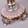 LOVAPO Vintage Pink Table Lamp Victorian Style with Button Switch