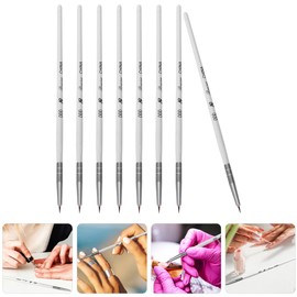 Outanaya 8pcs Manicure Tools Nail Art Liner Pens Nail Art Drawing Pens Nail Painting Supply Nail Design Liner Brushes Manicure Brush Thin Nail Art Brush Nail Art Supplies Nail Art Pens