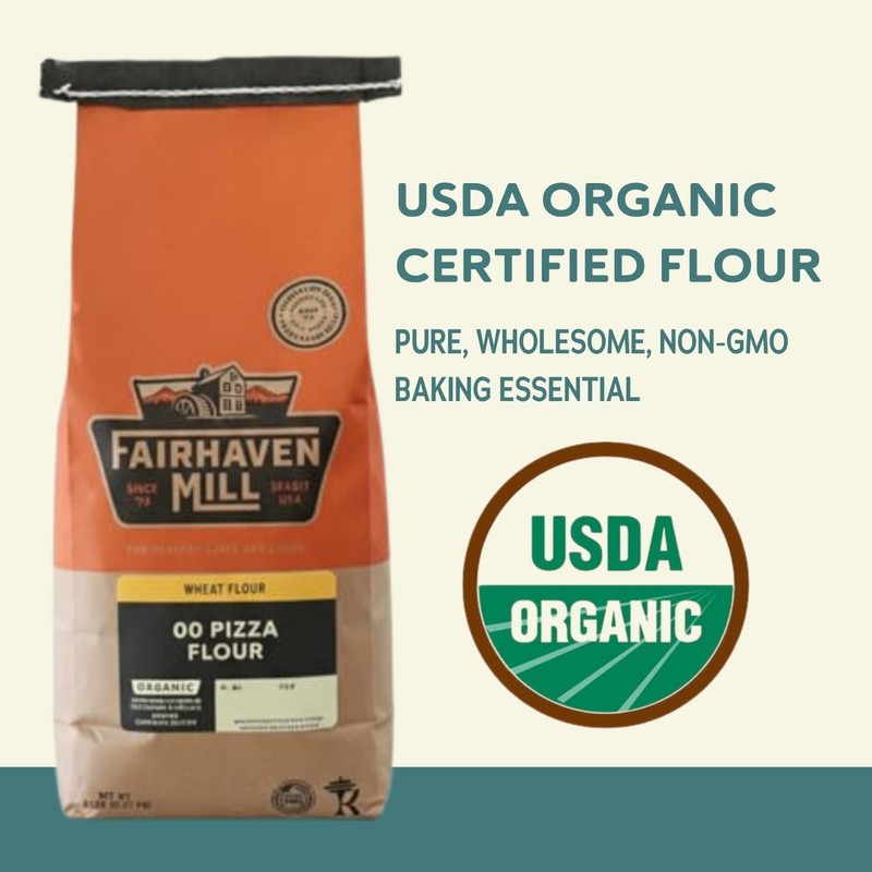 Fairhaven Mill Organic 00 Pizza Flour - USDA Certified Organic