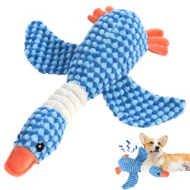 Dog Toy, Improved Dog Toy Made of Goose, Indestructible Chew Toy, Robust Dog Toy, Interactive, Anti-Stress Toy, Squeaky Toy for Small, Medium, Large Dogs