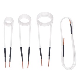 4Pcs Induction Heater Coil Kit, 2.5mm Brass Core 20 30 40 750mm Magnetic Heat Resistant Induction Heater Tool, Flameless Heater Accessories for Removing Rusty Nuts and Bolts