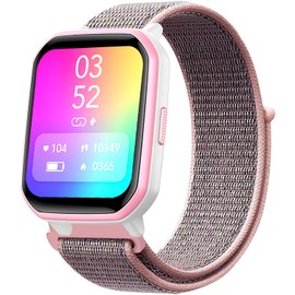 Slothcloud Kids Smart Watch for Girls,IP68 Waterproof Kids Fitness Tracker Watch with 1.5 Inch DIY Face,Heart Rate Sleep Monitor,19 Sport Modes,Calories Counter,Alarm Clock,Great Gifts for Teens 6+