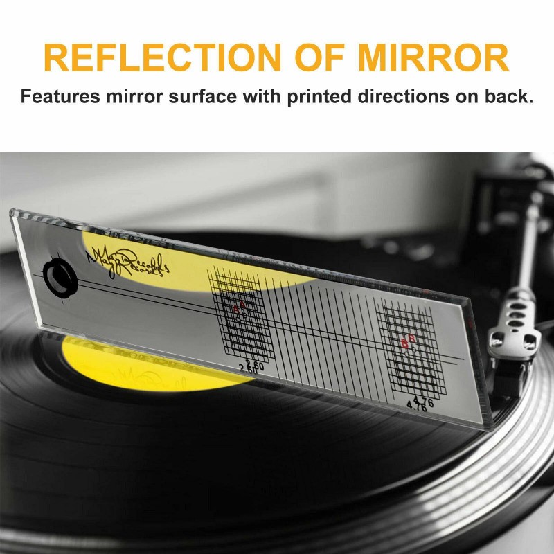 Universal New Cartridge Alignment Protractor Tool Phonograph LP Phono Stylus