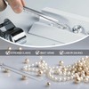 Vierone 3Pcs Piercing Tool Set - Stainless Steel Tweezer Clamp