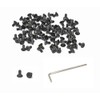 iexcell 100 Pcs #4-40 x 1/4" Alloy Steel 10.9 Grade