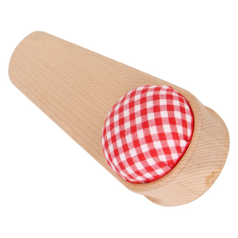 Quilters Clapper Pin Cushion Design Smoothing Wood Easy Operation Hardwood