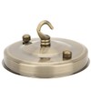 Mumusuki 2PCS Iron Chandelier Hanging Plate Hook Ceiling Light Canopy