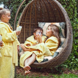 Yefound Indoor Outdoor Egg Chair Cushion Thick Hanging Floral Egg Swing Chair Cushion U-Shaped Back Cushions for Patio Garden Hammock