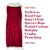 Sunnywood Men's Lava Diva King's Cloak Costume One Size Red
