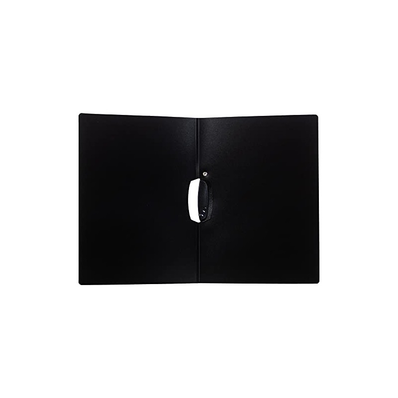 eco-eco A4 95% Recycled Swing Lock File Black