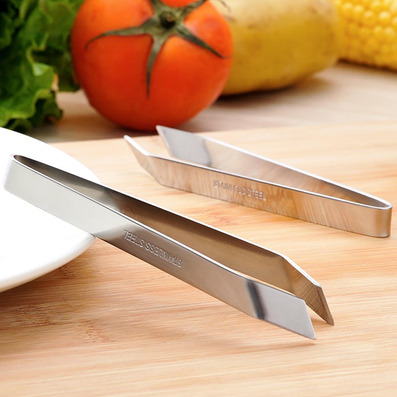 Fish Bone Tweezers with Portable Bag, 2 Styles Fish Tweezers