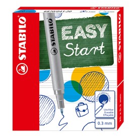STABILO EASYOriginal refill - Cartuccia per Penna Roller Ergonomica - Fine 0,3 mm - Confezione da 20 - Blu