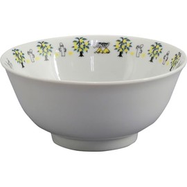Yamaka Shoten Moomin MM5701-312 Mini Bowl (Moomin, 20.7 fl oz (580 ml), Diameter 5.9 inches (15 cm), Ramen Rice Bowl, Green, Moomin Chinese Series