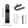 FINELYCR Pack of 4 Snowboard Wall Mounts Black Snowboard Holder