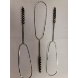 HIGHTBRUSH EO6MM  6MM FITTING BRUSH STAINLESS STEEL LOOP HANDLE 3 PIECES