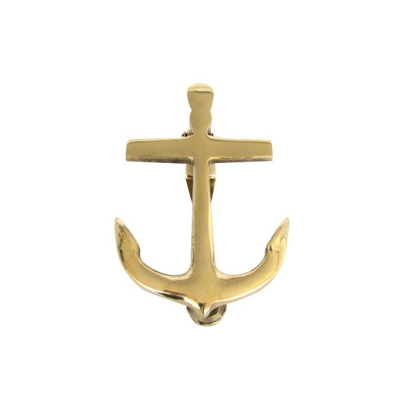 Treasure Gurus Solid Brass Nautical Ships Anchor Door Knocker