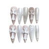 Letter Hippie Handmade Nail Tips - Long Point (Stiletto) /
