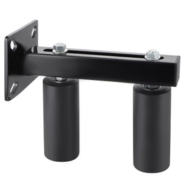 Skelang Slide Gate Guide Roller, 6" UHMW Hard Nylon Guider, Adjustable Sliding Gate Support Assembly for Preventing The Gate from Falling