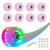 Nattork 8 Pack 82A Light up Roller Skate Wheels 54