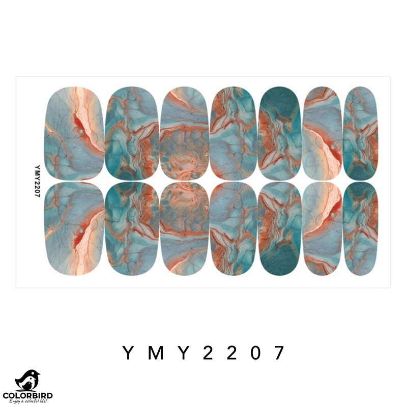 COLORBIRD Nail Sticker Marble Mineral Design Paste Manicure Cute Art