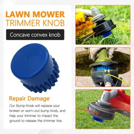 Misimain String Trimmer Replacement Bump Knob for Kobalt 40V Trimmer, Smooth Running Trimmer Head Feed Tool Free - Upgrade Your Gardening Experience