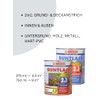 Wilckens 2-in-1 Acrylic Coloured Paint for Indoor and Outdoor Use,