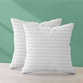 Trendy Home 20x20 Throw Pillow Insert (Set of 2, White) Bed and Couch Pillows Stuffer Hypoallergenic, Decorative Home Indoor Outdoor Sofa Pillow Filler (Machine Wash, 2 Pack)