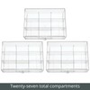 mDesign Plastic Tea Bag Caddy Box Storage Container Organizer Holder