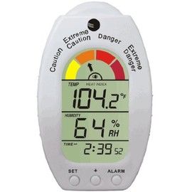 Ambient Weather WS-HE01 Handheld Heat Stress Index, Dew Point Monitor with Temperature, Humidity