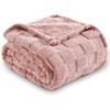 Wajade Fleece Throw Blanket, Fluffy Faux Fur Blanket for Bed