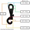 Grade A Tools Plastic Safety Chain Spring Loaded Plastic Connector