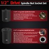 Spindle Nut Socket Tool Kit 5 Pcs Axle Hub Lock