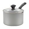 Farberware Cookstart DiamondMax Nonstick Straining Saucepan, Dishwasher Safe, 3 Quart,