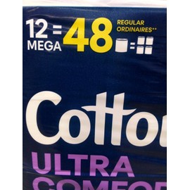 Cottonelle Ultra Comfort Toilet Paper 12 Rolls Equal 48 Rolls