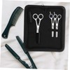 Baluue Scissor Bag for Barber Canvas Pu 21.5cm x 8cm