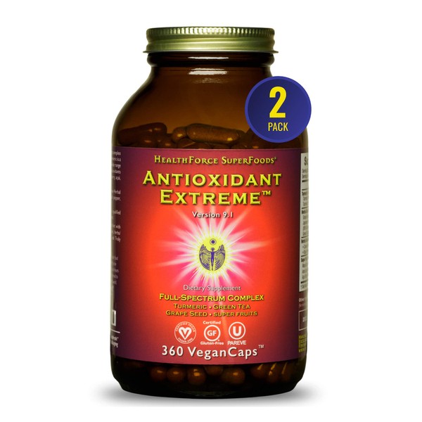 HEALTHFORCE SUPERFOODS Antioxidant Extreme - 360 VeganCaps - Pack of 2