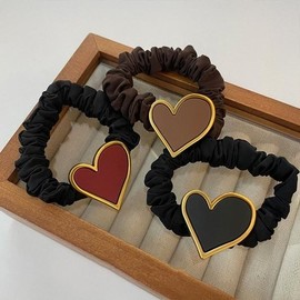 [써니 패션] 똥머리 헤어슈슈 편한 곱창끈 밴드 6개 [Sunny Fashion] Bun Hair Scrunchie Comfortable Twist Band 6 Pieces