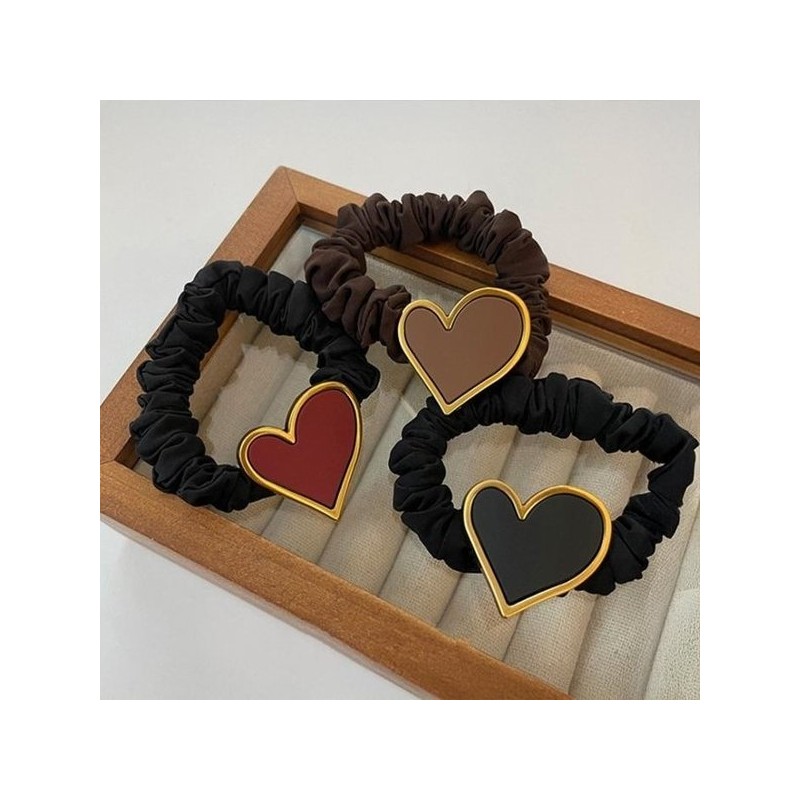 [써니 패션] 똥머리 헤어슈슈 편한 곱창끈 밴드 6개 [Sunny Fashion]