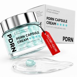 Premium Salmon PDRN Capsule Cream Panax – 100,000ppm Phyto-Complex & Hyaluronic Acid Face Moisturizer for Firm, Radiant Skin, Korean Skincare, 1.7 fl oz / 50g Repair and Barrier